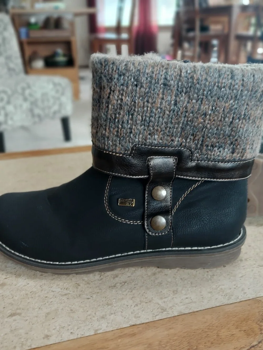 Remonte Vegan Faux Leather Convertible Boots Size 40